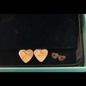 Tiffany & Co. silver heart earrings